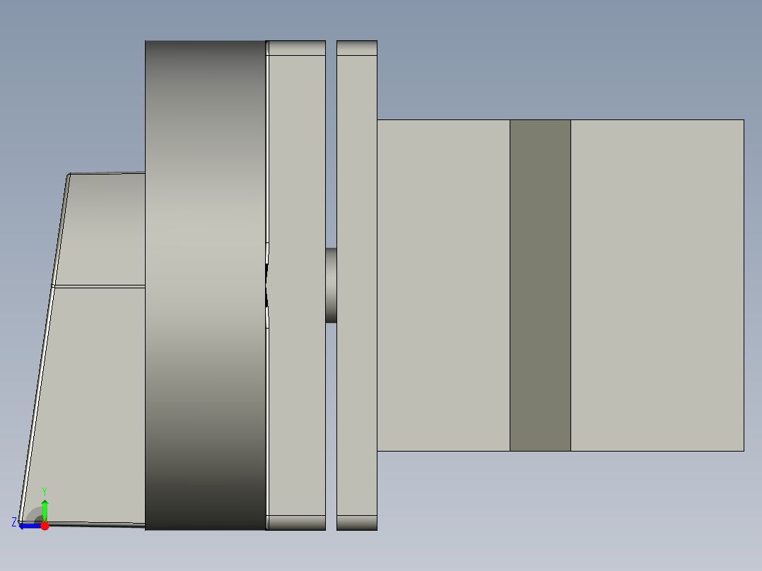 转换开关_GLD11-32右视图