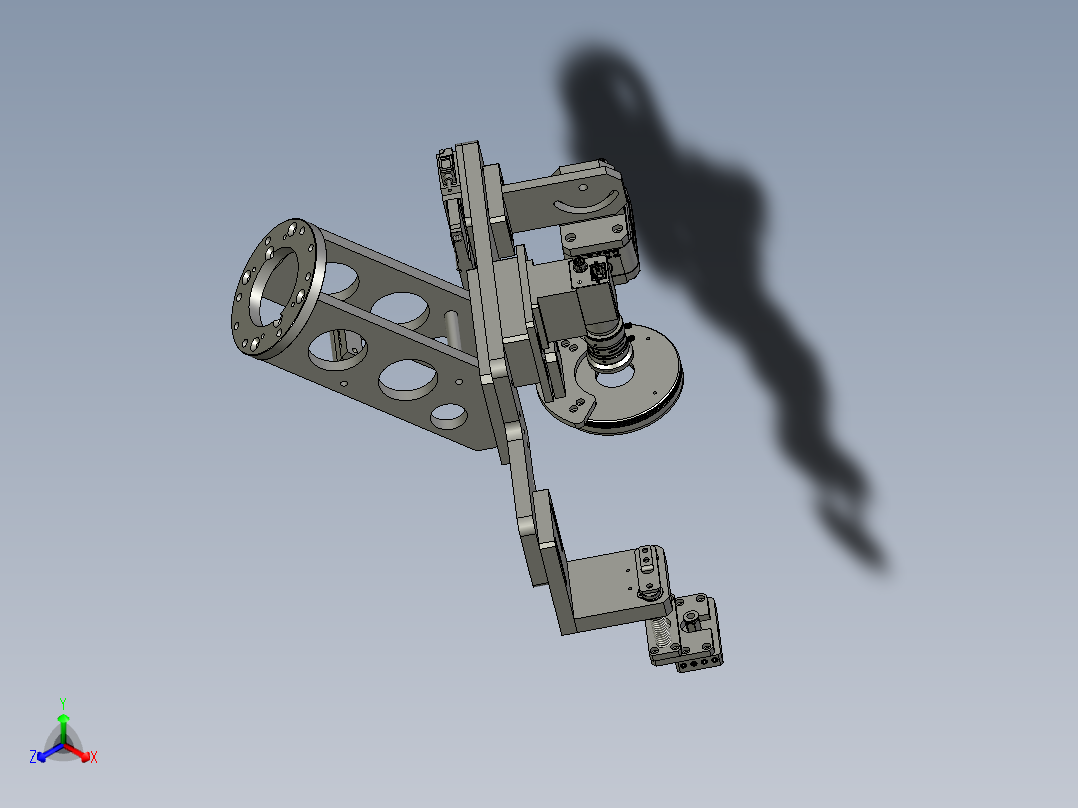ST2112041-TB-机械手抓臂主视图