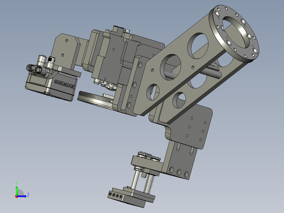ST2112041-TB-机械手抓臂左视图