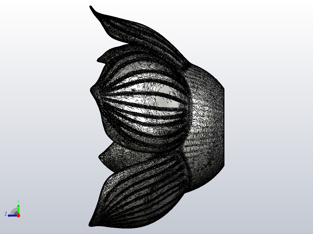 花瓣 大朵花右视图