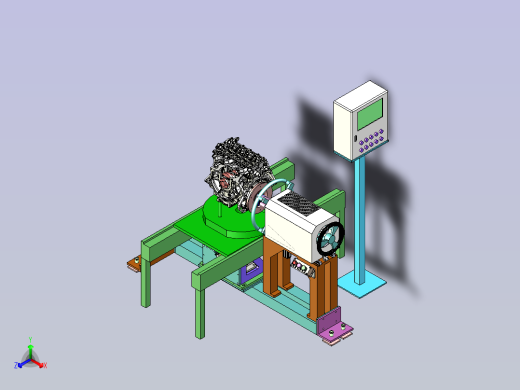 北汽汽车发动机飞轮三轴拧紧机