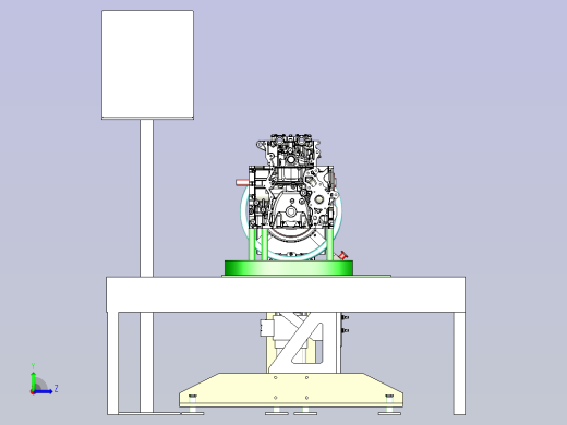 北汽汽车发动机飞轮三轴拧紧机左视缩略图
