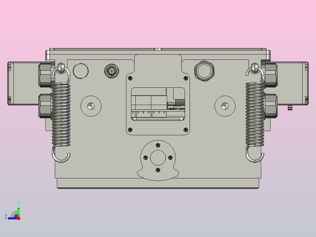 水陆麦克纳姆轮四轮小车右视图