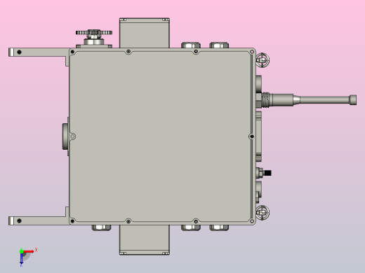 水陆麦克纳姆轮四轮小车俯视缩略图