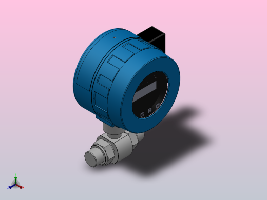 TXZC3型智能╱电子差压开关╱控制器[TXZC3-1SD00.100N.03]正等轴测缩略图
