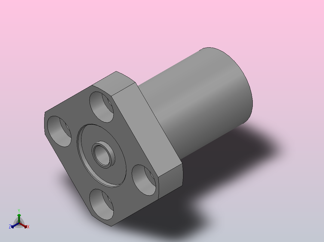 无挡圈双轴承L尺寸指定型轴承座组件_BDLDK-625-2Z-40-A主视图