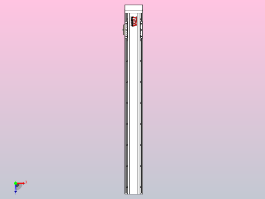 日规模组半封闭丝杆TPA-HNR-85D-1610C-L700-MP-C-P20-N3俯视缩略图