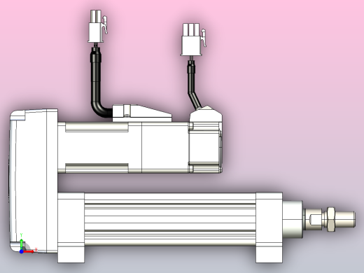 轻载电动缸TPA-ESR25-1002C-L50-MR-LB-W-P10-C3前视缩略图