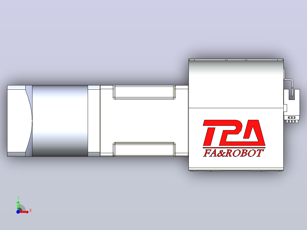 带式直线轴半闭式TPA-ONB-80-170-L950-DL-J60-N3前视图