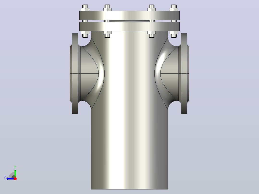 SD16C 篮式过滤器[250]右视图