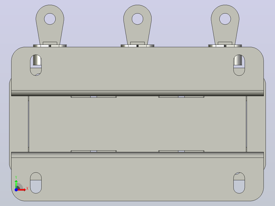 ACLSG-40三相干式进线电抗器三维模型202011前视图