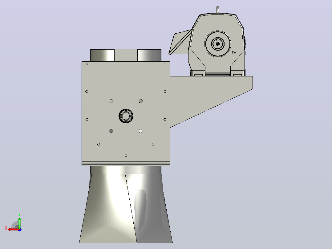 SCREW CONVEYOR 涡轮后视图