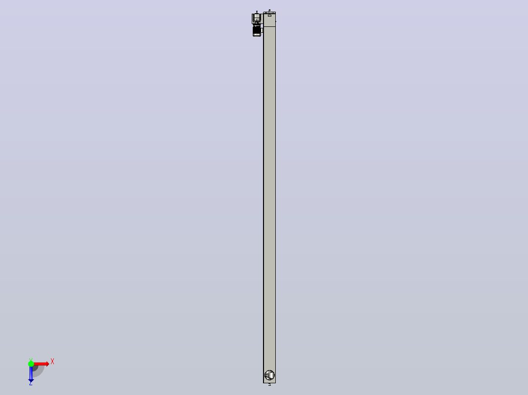 SCREW CONVEYOR 涡轮俯视图