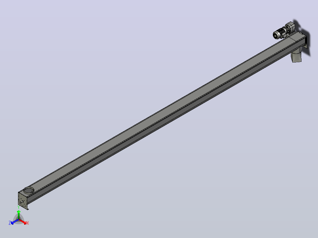 SCREW CONVEYOR 涡轮正等轴测图