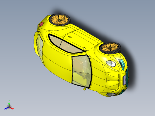 大众甲壳虫CATIA V5 r21模型