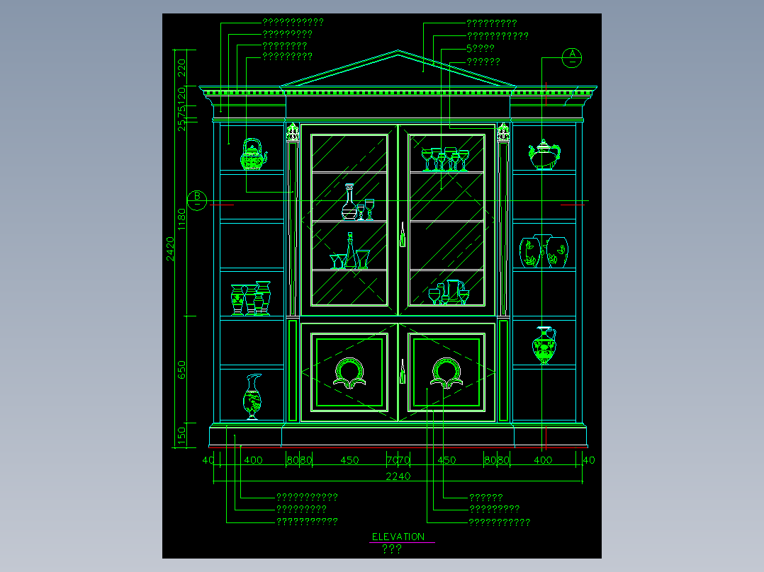家装类CAD图块(三)-FH01011C