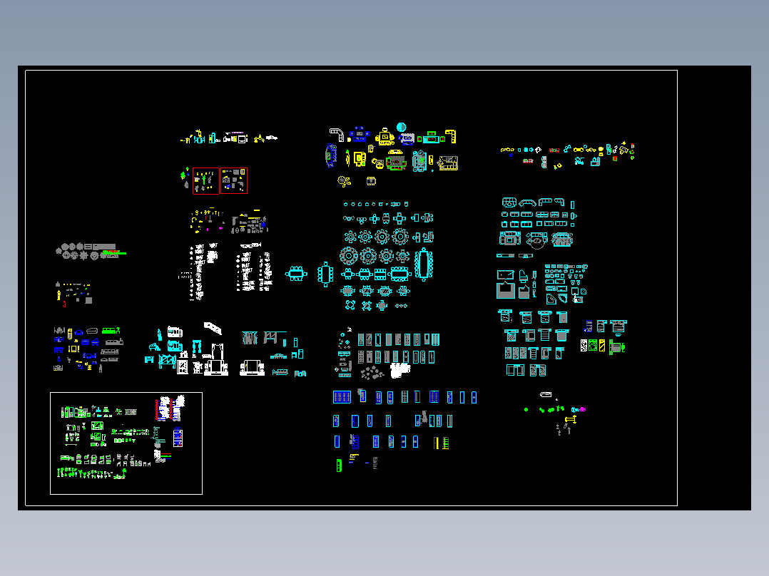 室内装修CAD图库