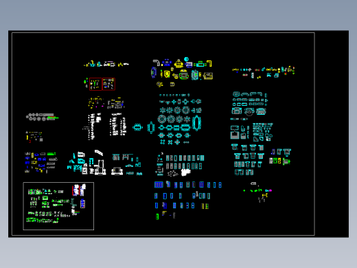 室内装修CAD图库