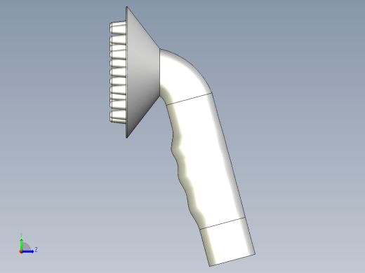 刷拭器的把手左视缩略图