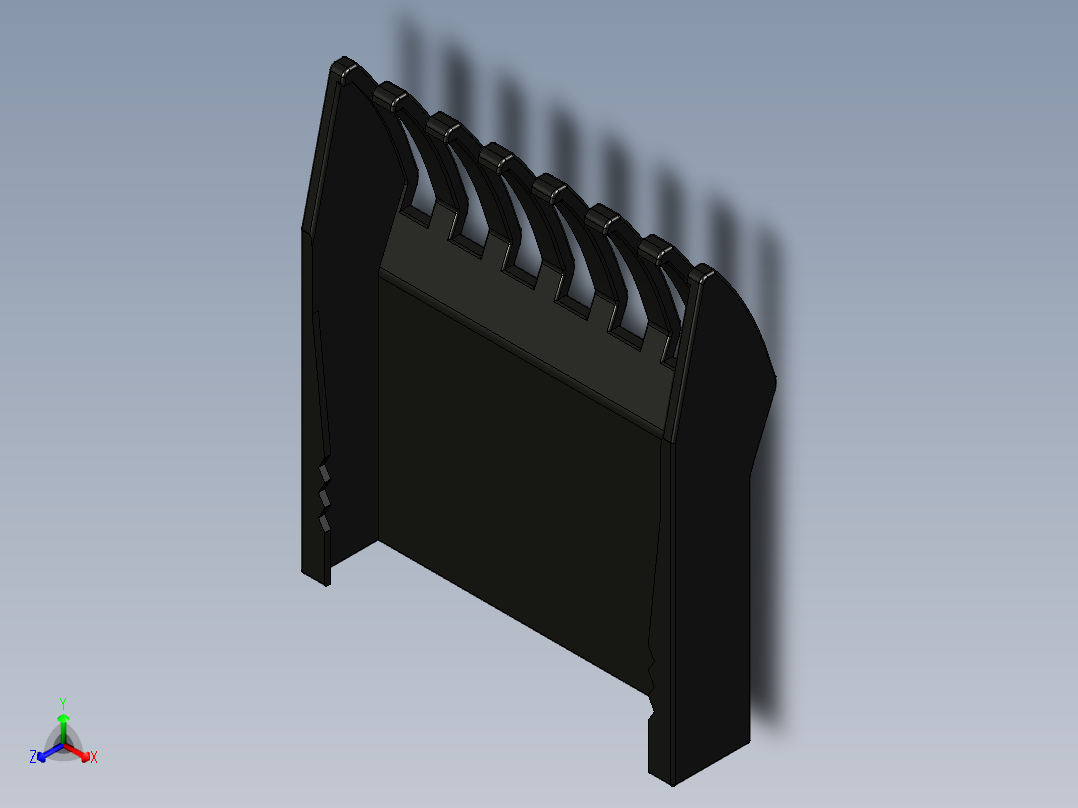 理发推子导向梳