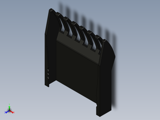 理发推子导向梳