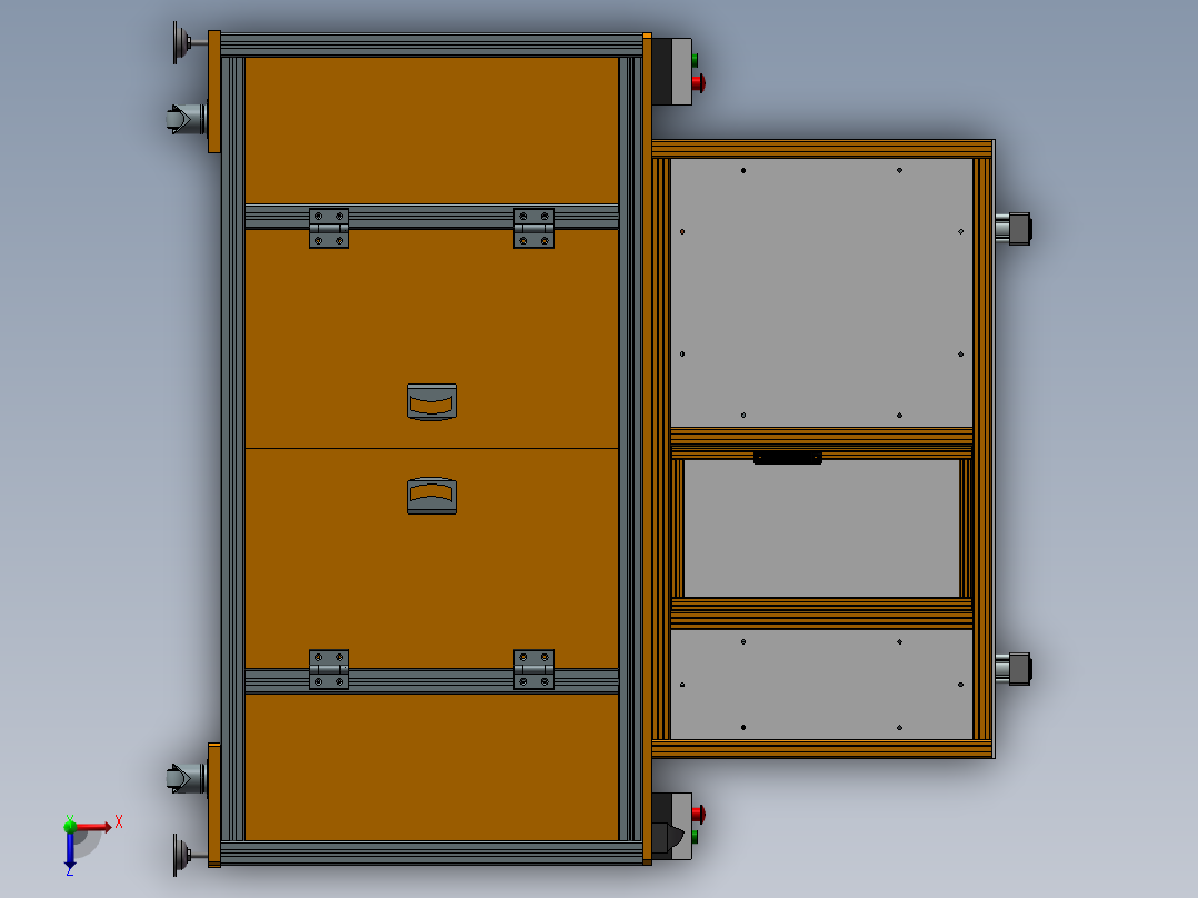 汽车转换器组装设备(STEP)俯视图