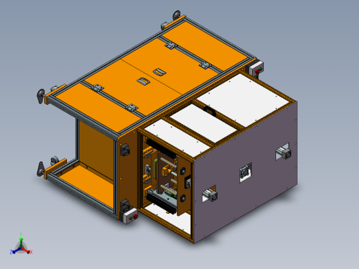 汽车转换器组装设备(STEP)正等轴测缩略图