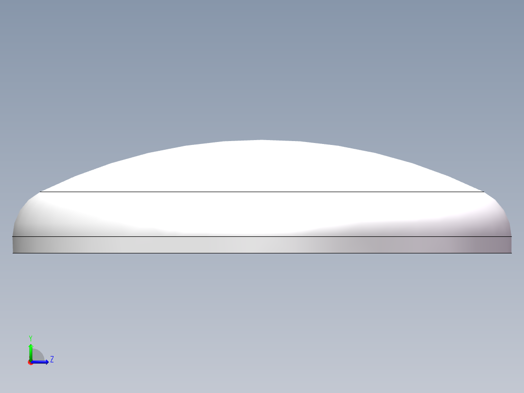 THB碟形封头DN750左视图