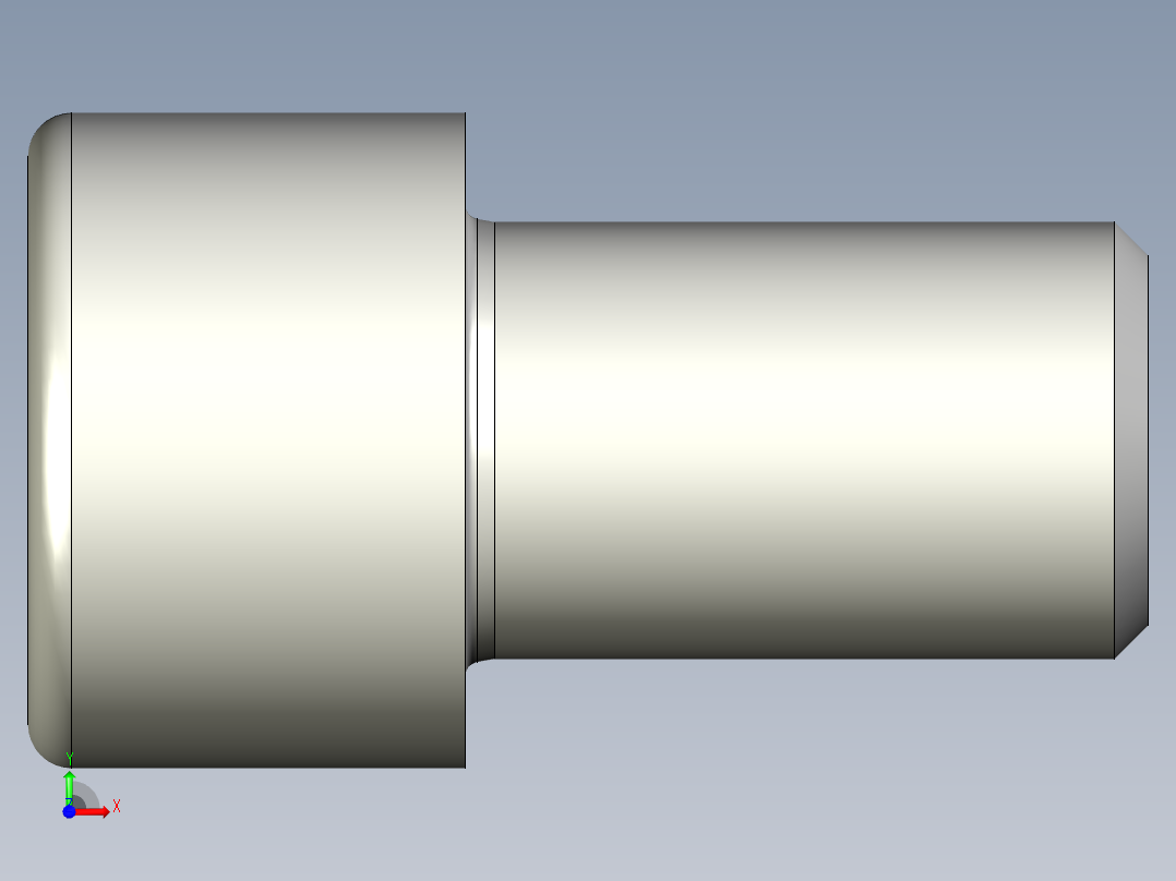 螺钉-DIN_912-M16x25.stp前视图