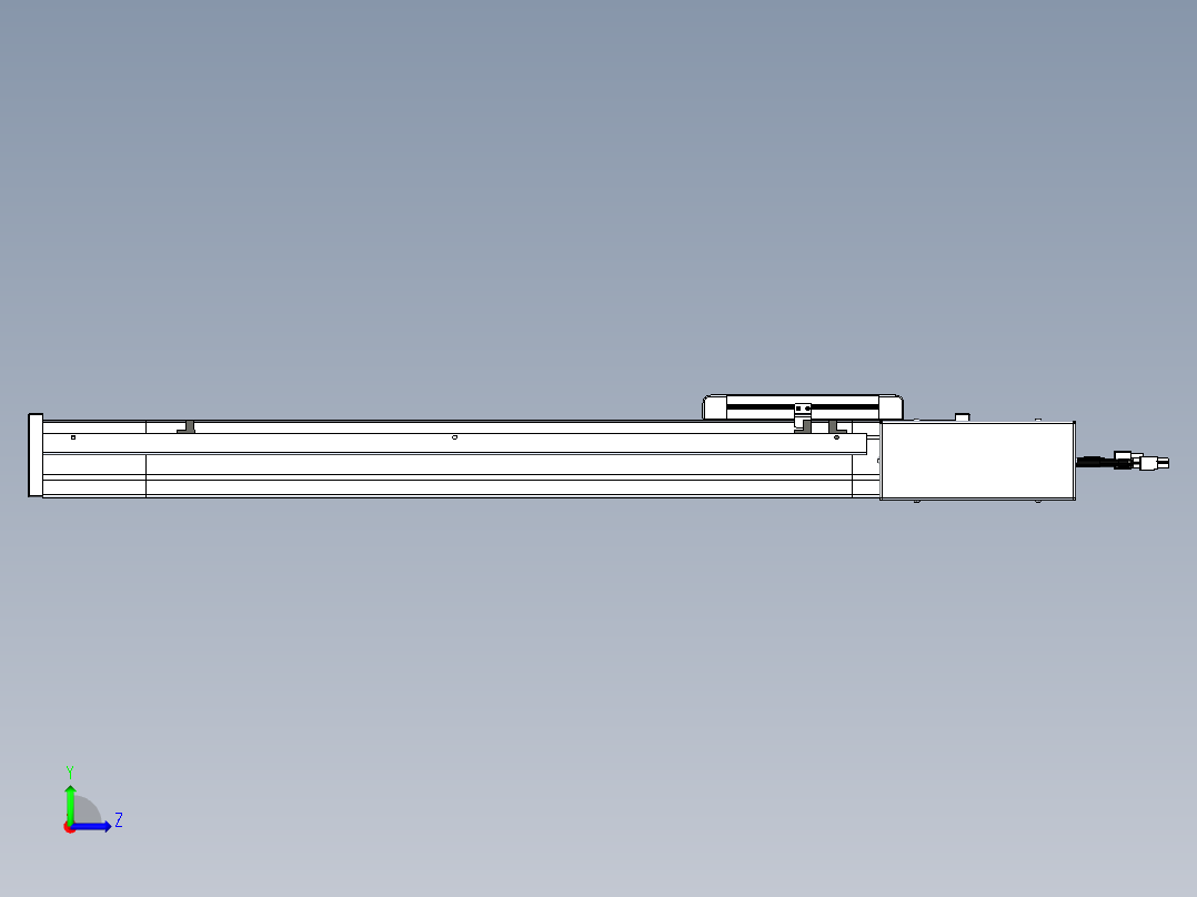 威洛博LB.GB同步带传动--欧规系列LB6A-L65-S500-BR左视图