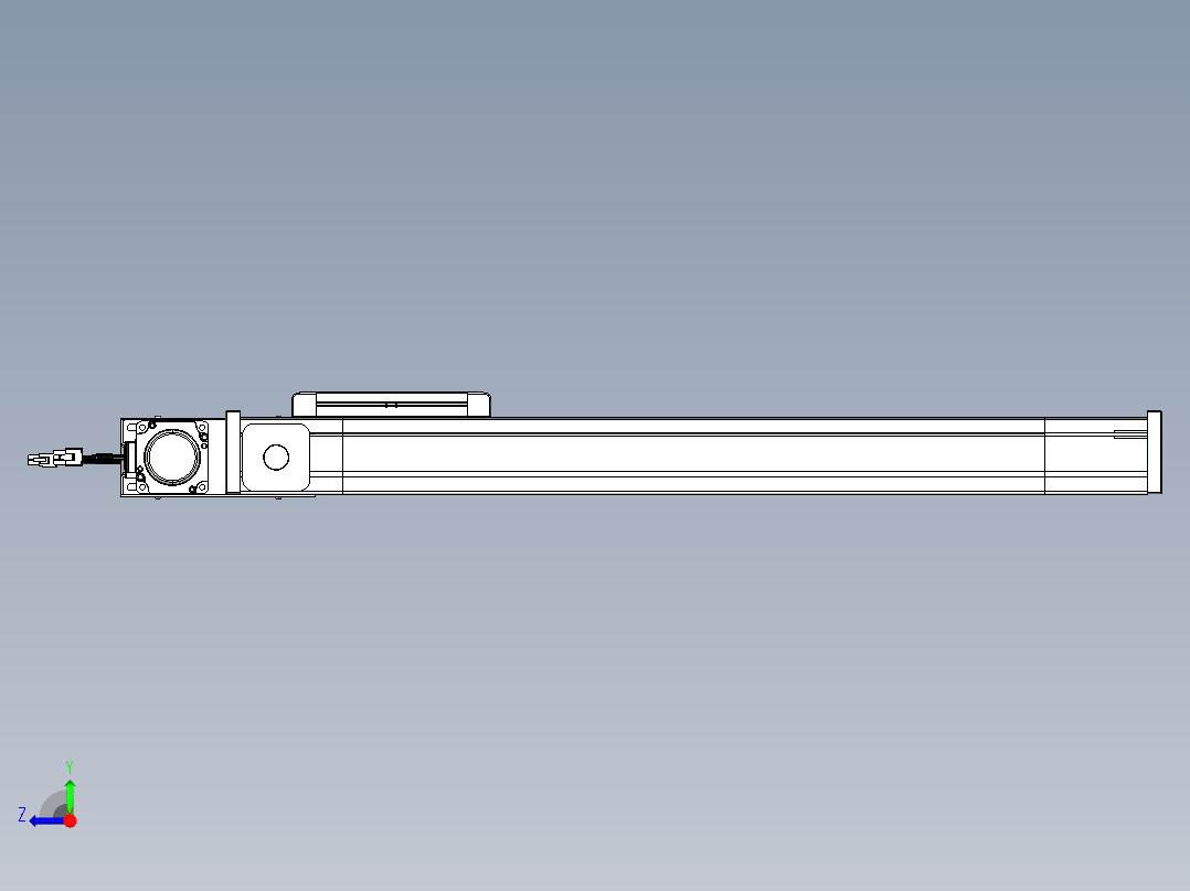 威洛博LB.GB同步带传动--欧规系列LB6A-L65-S500-BR右视图