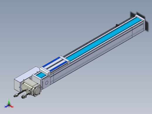 威洛博LB.GB同步带传动--欧规系列LB6A-L65-S500-BR正等轴测缩略图