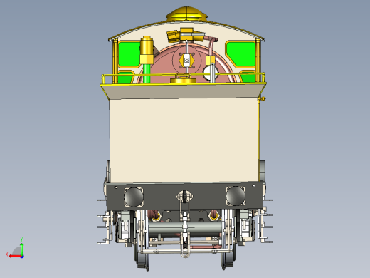 大西洋蒸汽机车后视缩略图