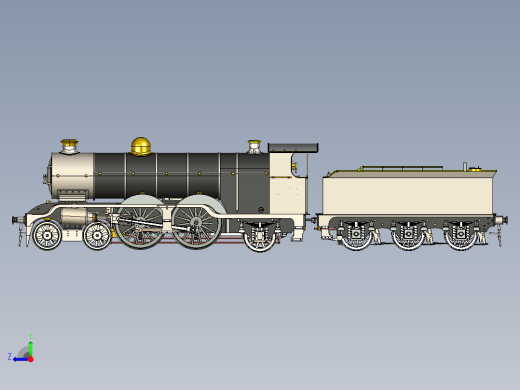 大西洋蒸汽机车右视缩略图