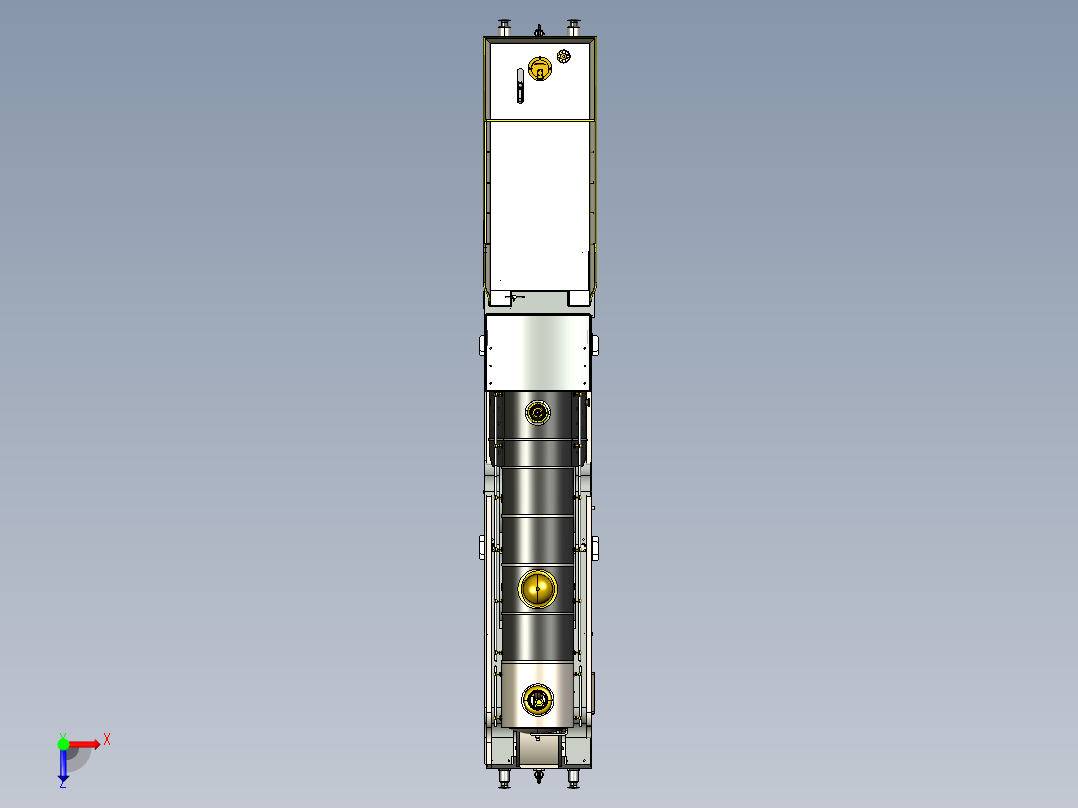 大西洋蒸汽机车俯视图