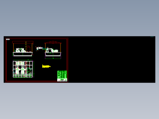 采场排水浮船全套图纸