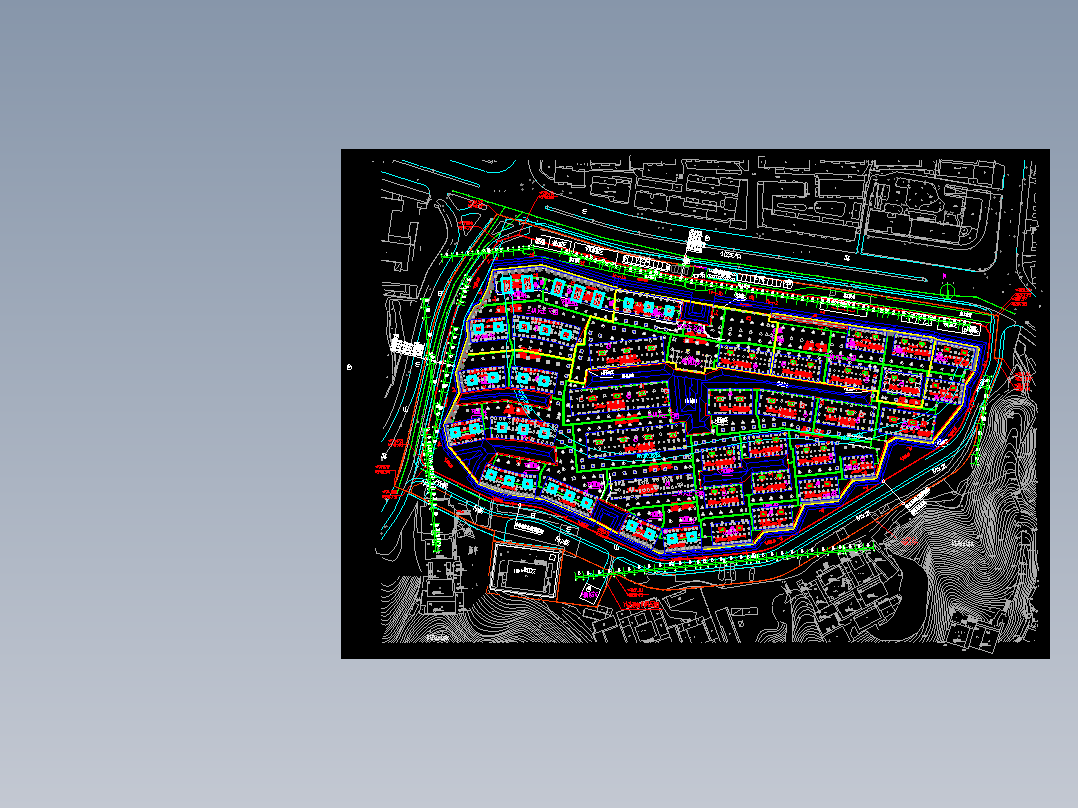 8米深基坑土钉墙及排桩支护施工图