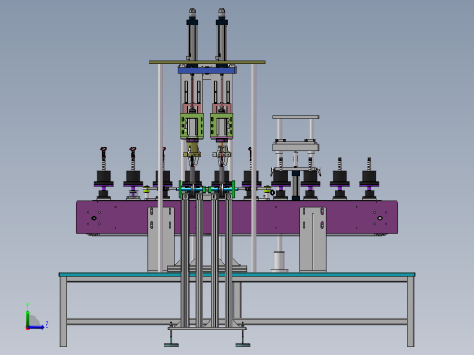 Q245-抛光机自动进给装置设计【三维SolidWorks】左视缩略图