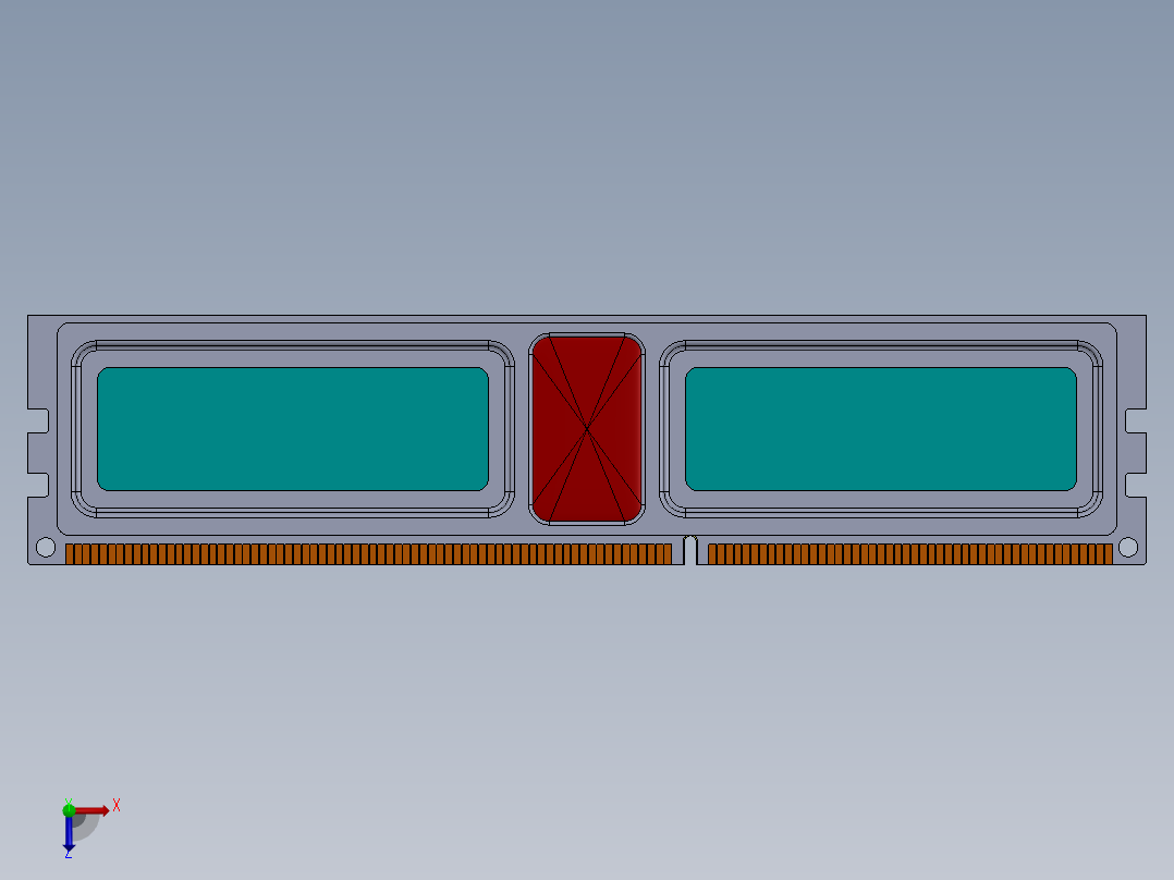 内存条 (7)俯视图