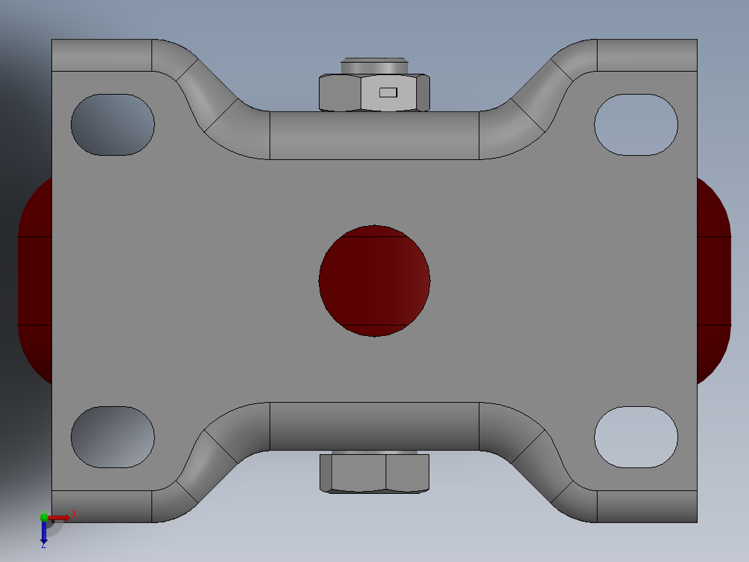 科顺脚轮Colson-2_04408_944俯视图