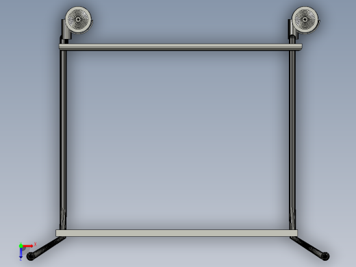 医院用实验室推车俯视缩略图