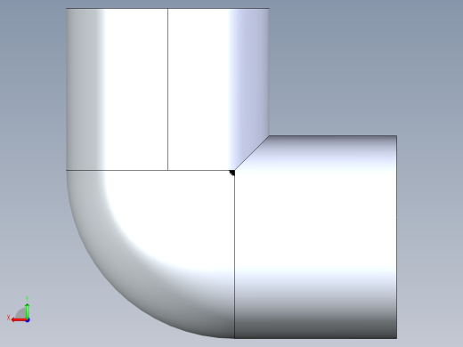 聚氯乙烯配件05-Sch80_90Elbow_SxS_806-007 _0.75in后视缩略图