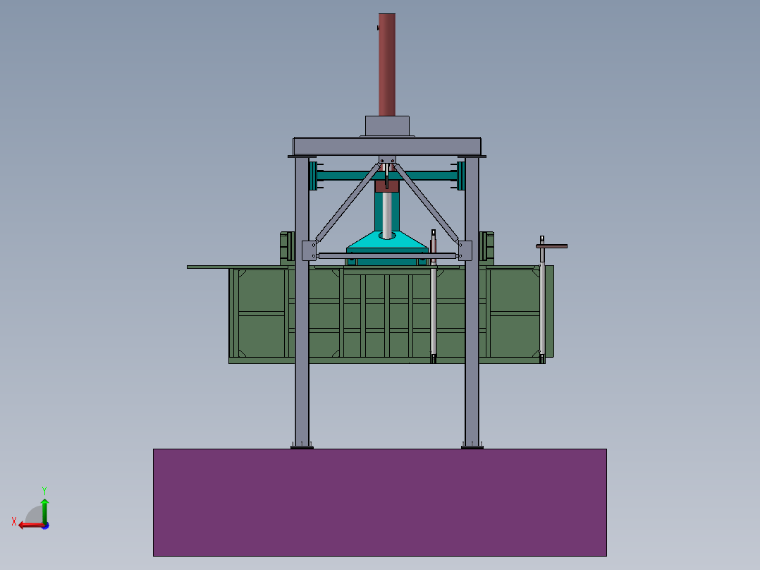 秸秆压块机含三维二维说明书1434461后视图