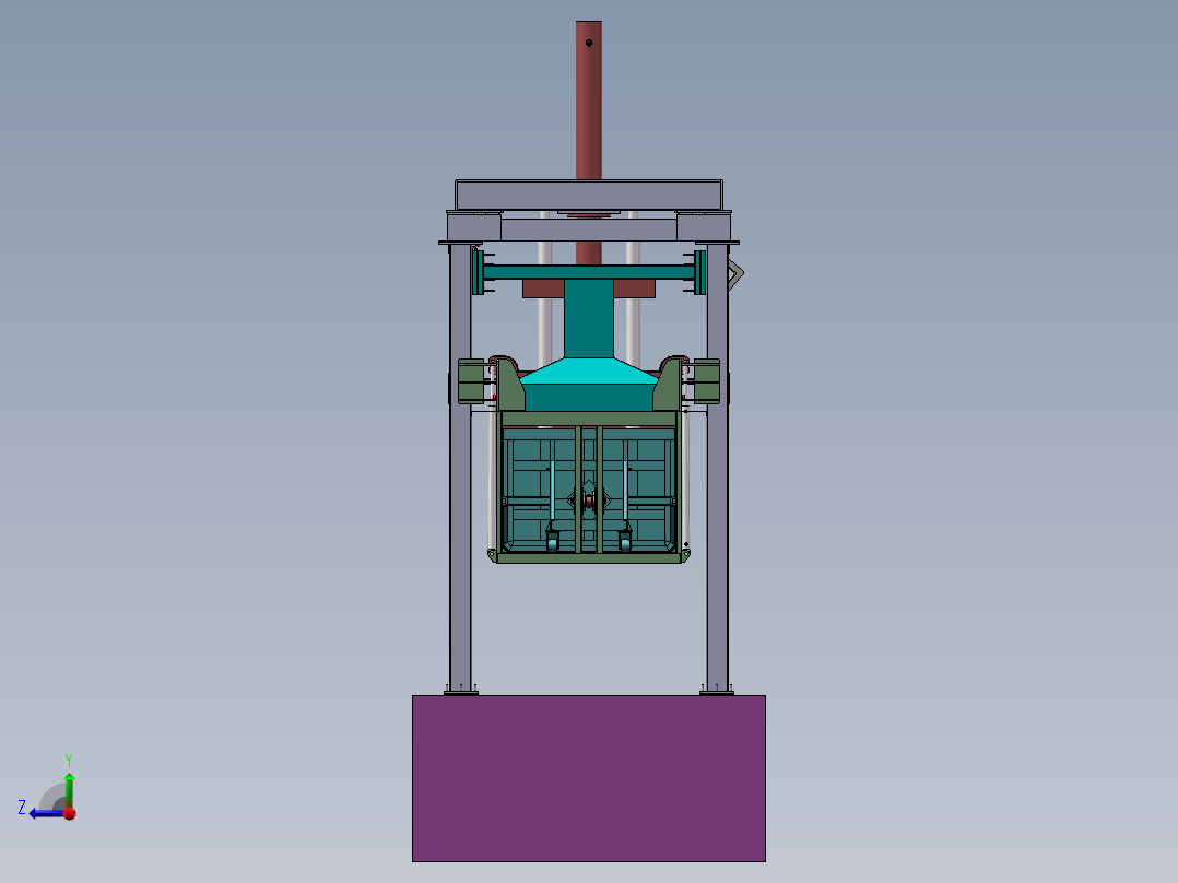 秸秆压块机含三维二维说明书1434461右视图