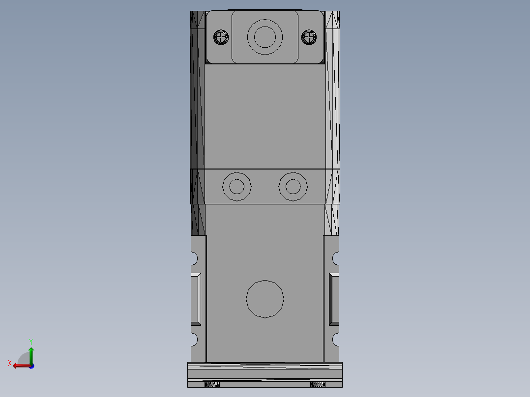 电气比例阀EVD-1900-008AN-C3-B1-3（CKD）(带连接线)（带安装座）后视图