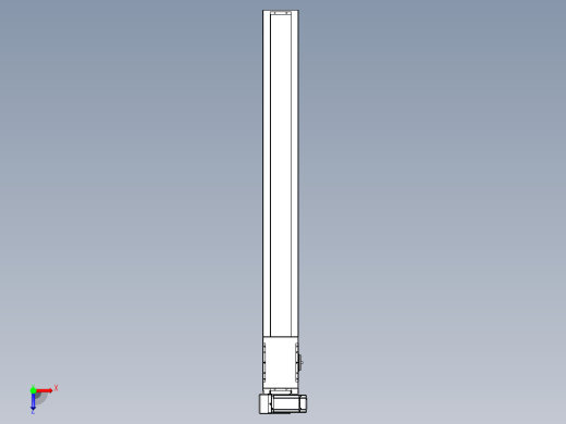 同步带全封闭直线模组TPA-HCB-120D-90-L1050-LU-C-P40-N3俯视缩略图