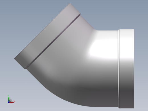 弯头-45°等径 DN32前视缩略图