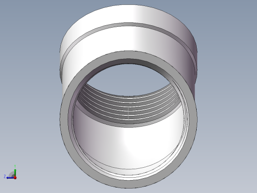 弯头-45°等径 DN32右视缩略图
