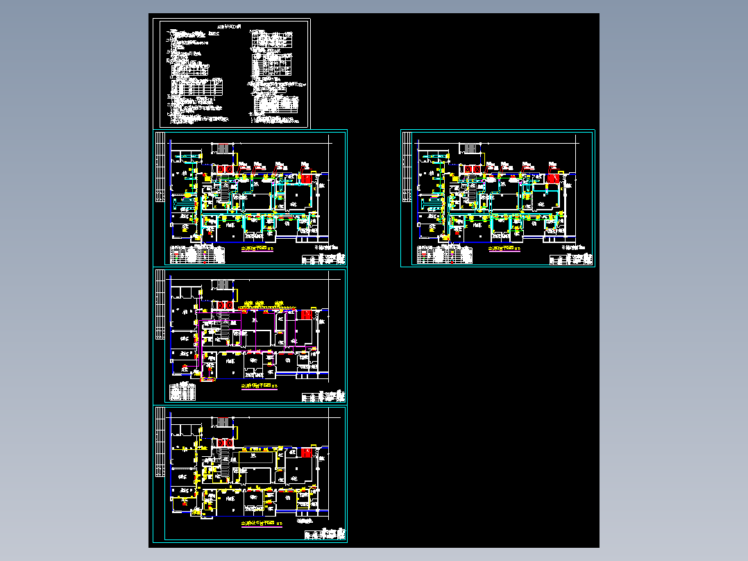 佛山某科技电子办公楼空调设计图