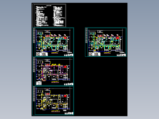 佛山某科技电子办公楼空调设计图
